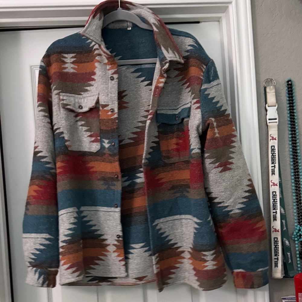 Amazon Aztec shacket